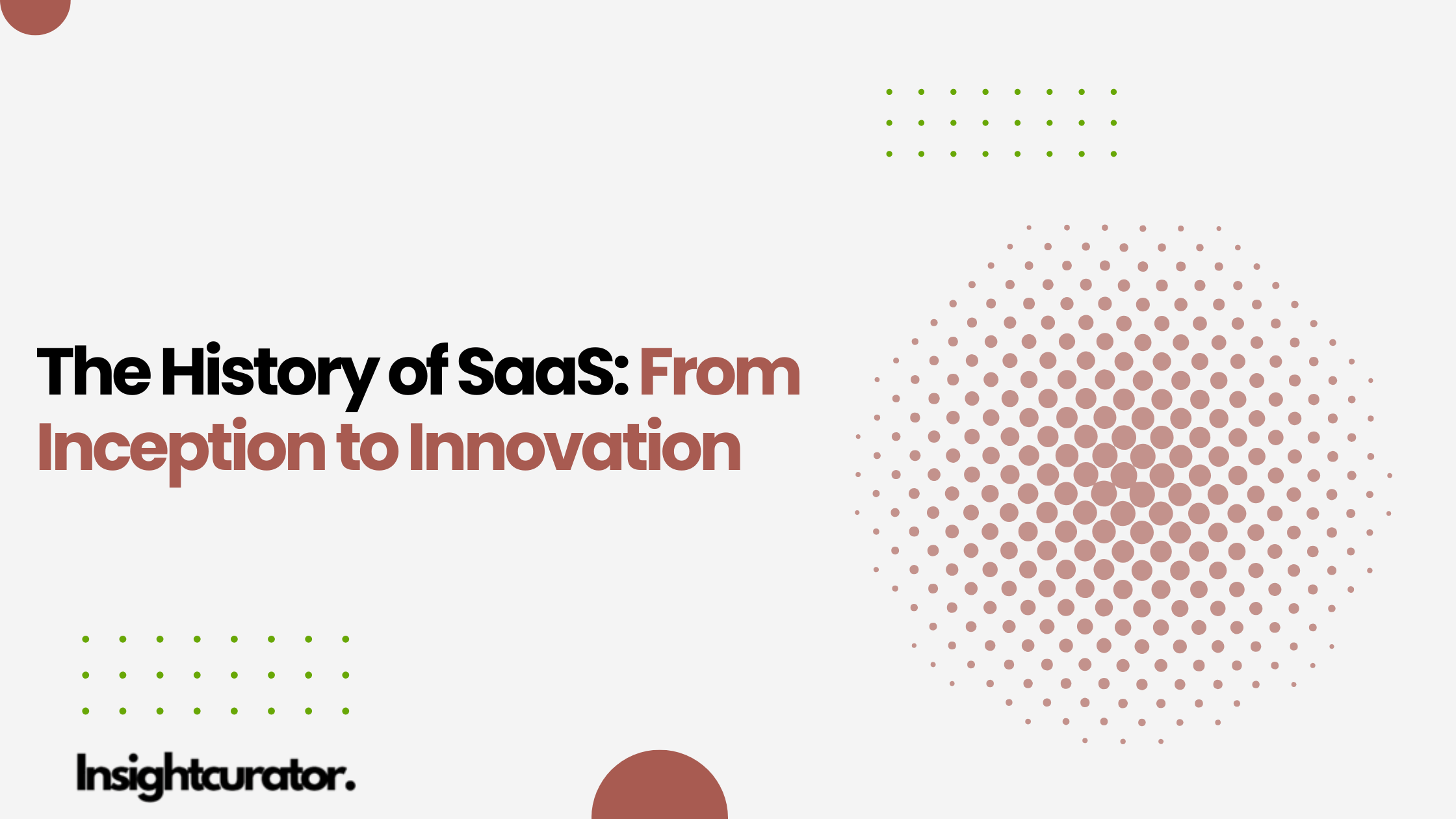 HISTORY OF SAAS